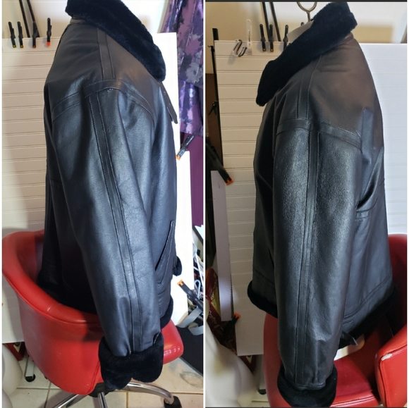 Men's Wilda Leather Coat - Picture 4 of 12